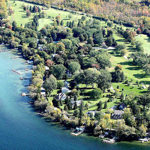 Eastbourne GC: Aerial view