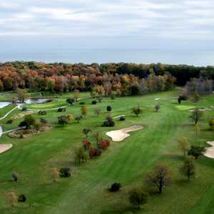 Whisky Run GC - Aerial view of the Fox nine