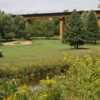 A view of a hole and a bridge at Remington Parkview Golf and Country Club.