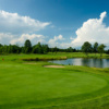 A view of a green with water coming into play at Picton Golf and Country Club.