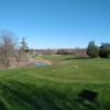 A view of a tee at Uplands Golf & Ski Club.