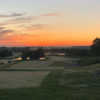 A sunset view from a tee at OslerBrook Golf and Country Club.