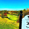 A view from tee #3 sign at Eagles Nest Golf Club.