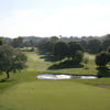 A view of the 9th green from the clubhouse at Doon Valley Golf Club