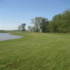 A view of the practice putting green at Empire Springs Golf Club