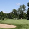 A view of the 4th green with bunker on the left at Rivendell Golf Club