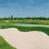 A view of the 1st green at Nation View Golf Course
