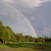 A double rainbow view over Blue Heron Golf & Country Club