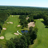 Aerial view of holes #5 and #6 at West Course from Lake St. George Golf Club