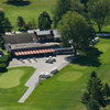 Aerial view of the clubhouse at Lake St. George Golf Club