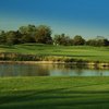 A view over the water of the 12th hole at Mystic Ridge from Oakville Executive Golf Course