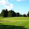 A view of a hole protected by bunkers at Sauble Golf & Country Club