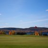 A view of the 1st green from Major's course at Calabogie Highlands Golf Club