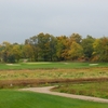 A view of the 1st green at Dufferin Glen Golf Club