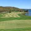 A view of the 18th hole at Bigwin Island Golf Club