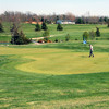 Golfer on the green at Rockway Vineyards Golf Course