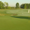 A view of a green at Lake Breeze from South Ajax Golf Club.