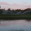View at dusk from the Sparrow Course at Cardinal Lakes Golf Club