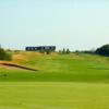 Looking back from the 1st hole at Black Diamond Golf Club