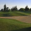 View of a bunkered green at Carlisle Golf and Country Club