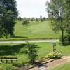 Sandusk GC: 1st tee viewed from the clubhouse