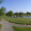 Sandusk GC: View of the third green and Jacobs Pond