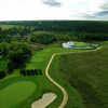 Links at New England: Aerial shot of the 5th hole