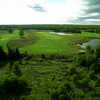 Links at New England: Aerial shot of the 8th hole