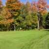 A fall day view of hole #9 at Senjan Golf Club