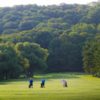 A sunny day view from a fairway at St. Davids Golf Club