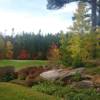 A fall day view of a hole at Rocky Crest Golf Club