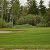 A view of a well protected green at Silver Styx Golf Course