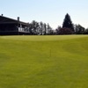 A view of the 9th green at Evergreen Golf Course