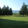 A sunny day view from Wiarton Bluffs Golf Club.