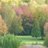 A fall day view of a hole at Wiarton Bluffs Golf Club.