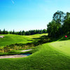 A view of the 13th green at The Ridge at Manitou Golf Club