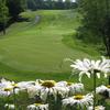A view of hole #18 at Parry Sound Golf and Country Club