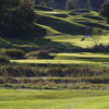 A sunny day view of a tee at Willow Valley Golf Course.