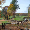 A fall day view of a fairway at Muskoka Lakes Golf and Country Club.