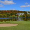 A view of hole #2 at Deerhurst Lakeside from Deerhurst Highlands Golf Course.